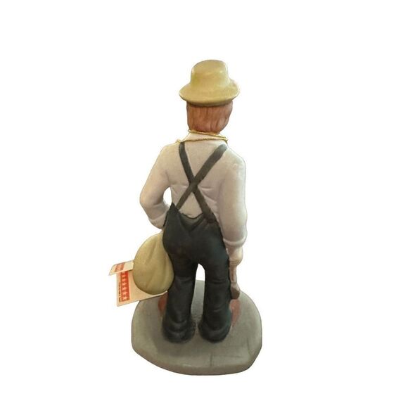 Vintage 1985 Flambro Circus World Museum Clown Figurine Rustic w/Original Tag - Picture 2 of 9